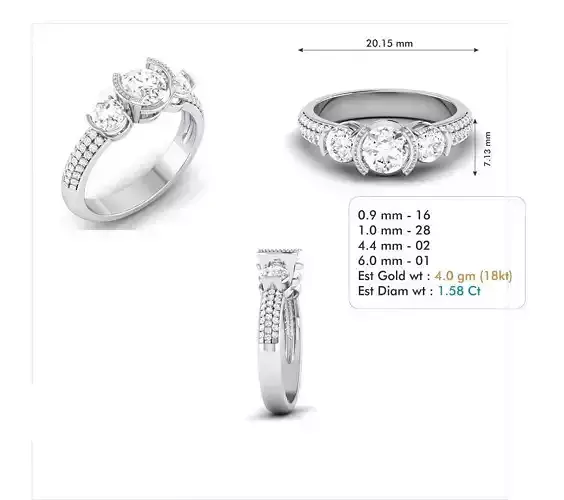 Diamond Wedding Ring  53