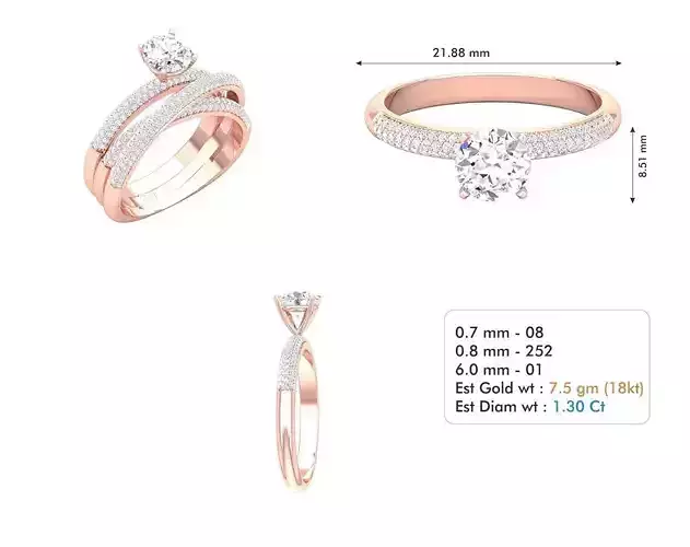 Diamond Wedding Ring  4