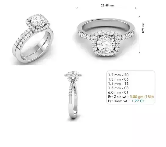 Diamond Wedding Ring  38