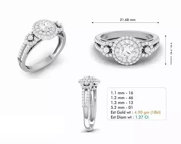 Diamond Wedding Ring  346