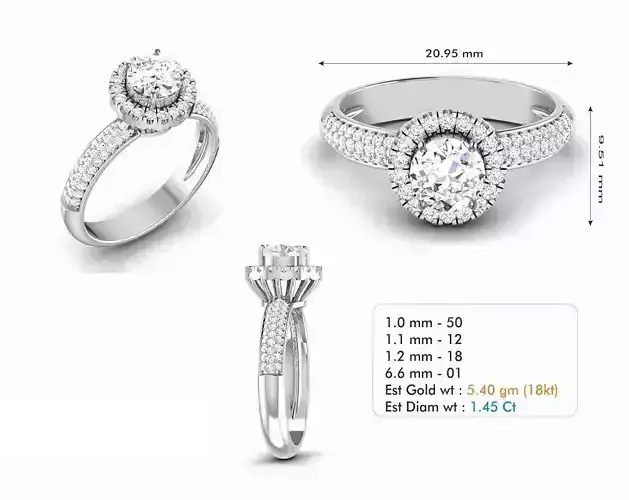 Diamond Wedding Ring  345