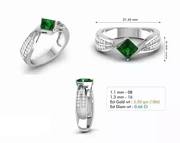 Diamond Wedding Ring  343