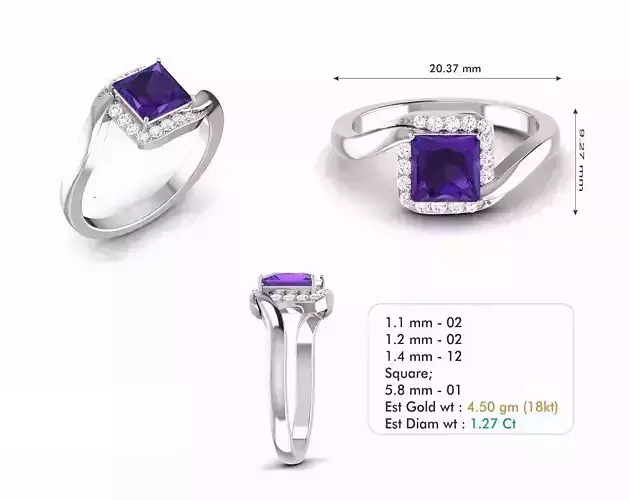 Diamond Wedding Ring  342