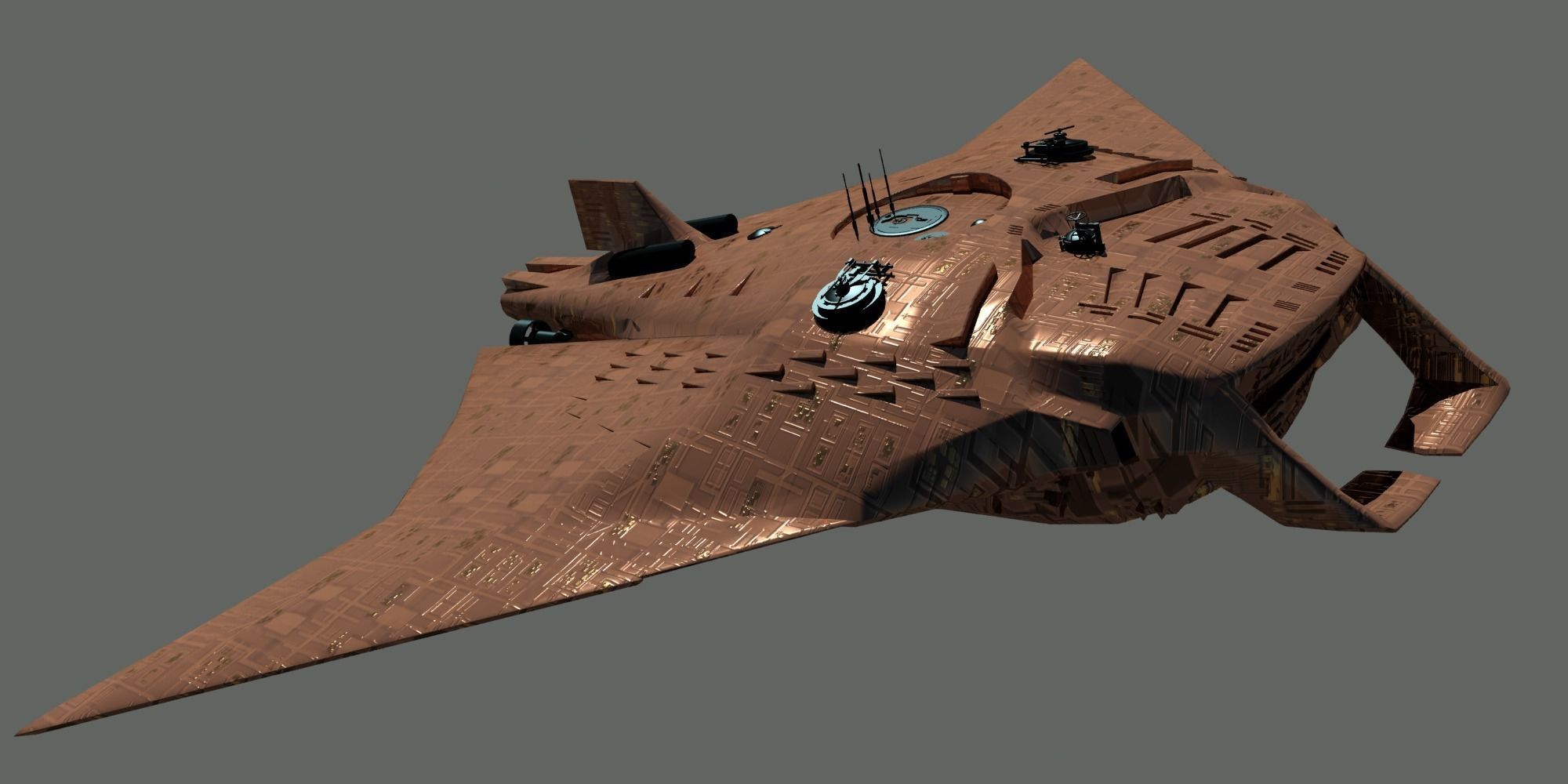 Fantasy Manta sub 3D model_11