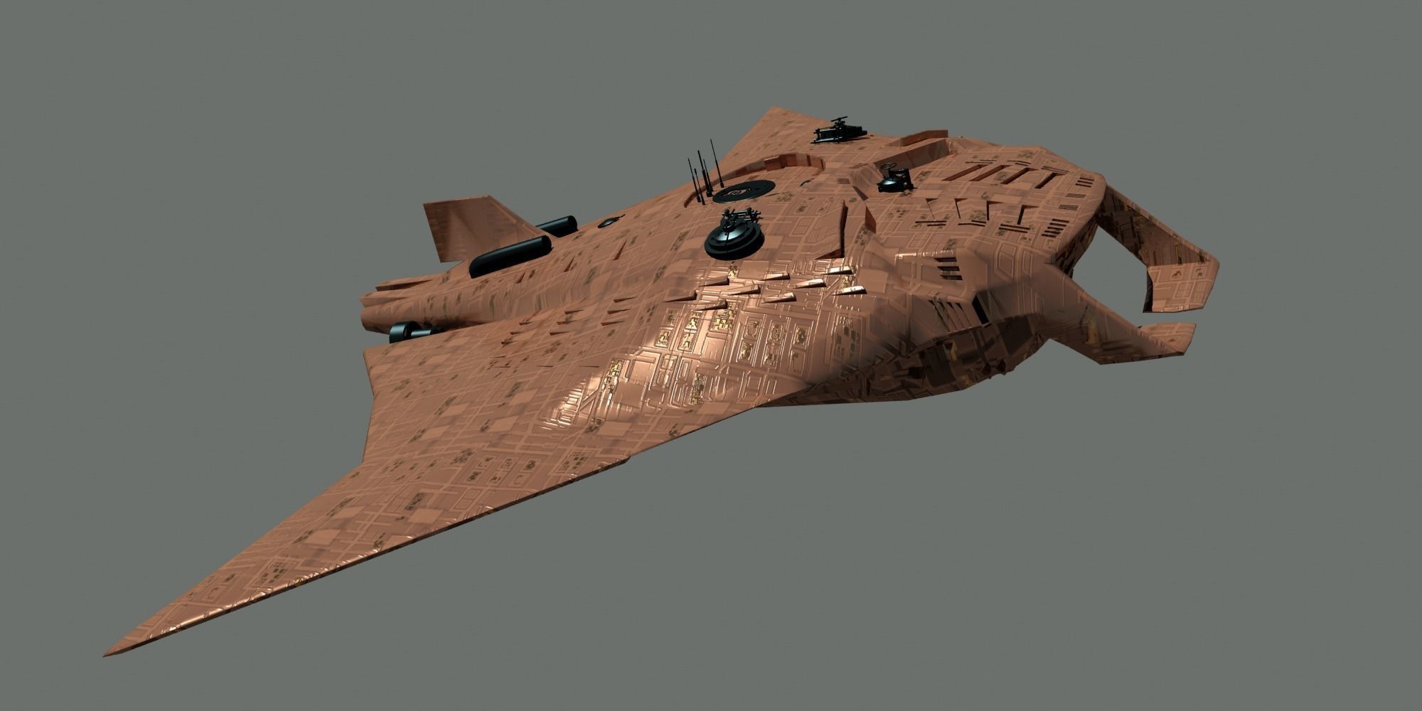 Fantasy Manta sub 3D model_3