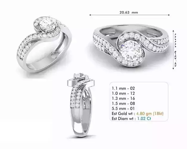 Diamond Wedding Ring  339