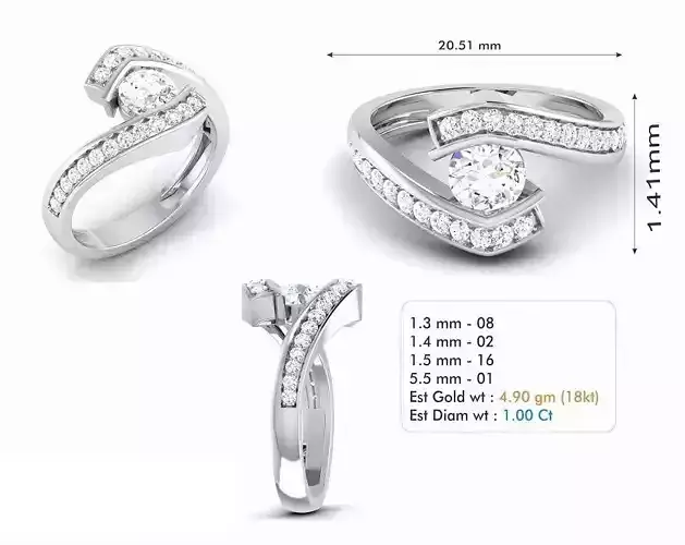 Diamond Wedding Ring  338
