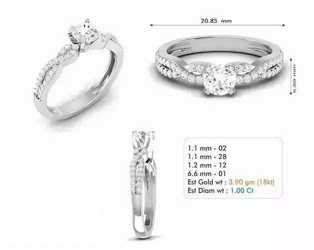 Diamond Wedding Ring  337