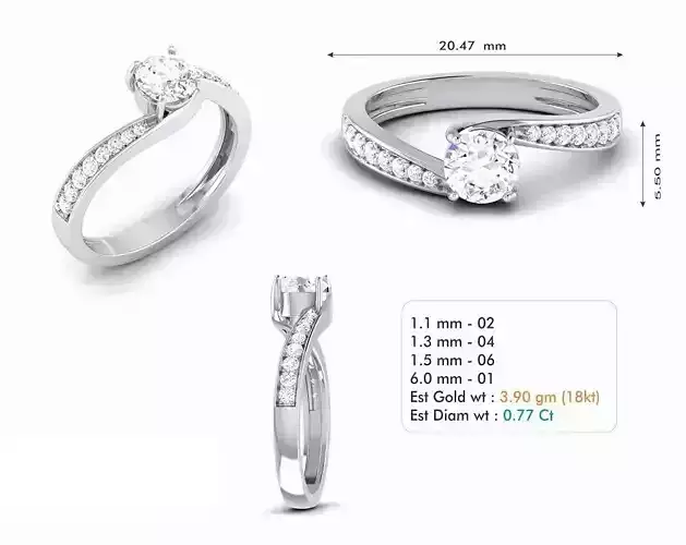 Diamond Wedding Ring  336