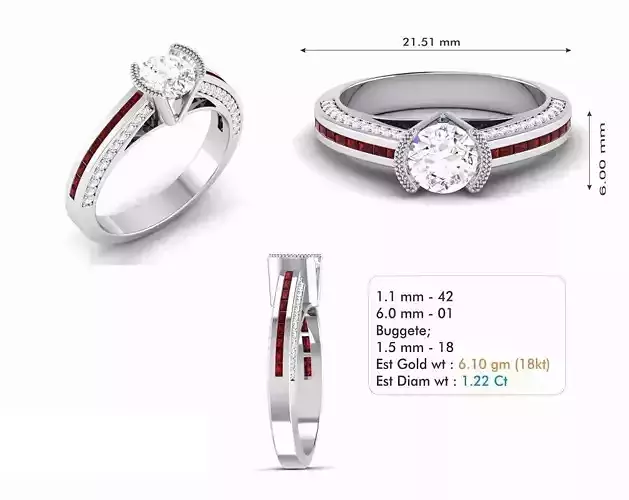 Diamond Wedding Ring  331