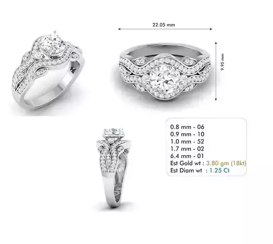 Diamond Wedding Ring  33