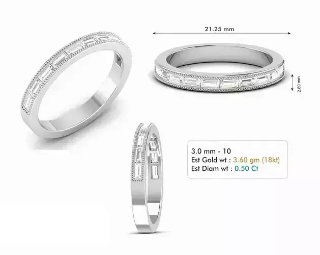 Diamond Wedding Ring  329