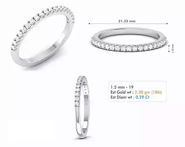 Diamond Wedding Ring  327