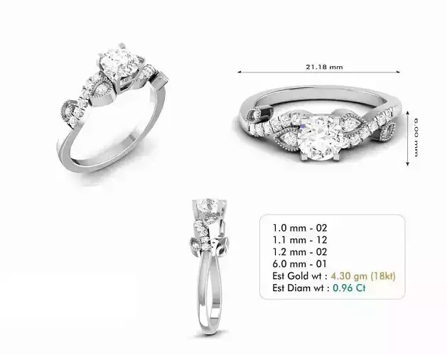 Diamond Wedding Ring  321