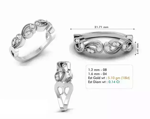 Diamond Wedding Ring  320