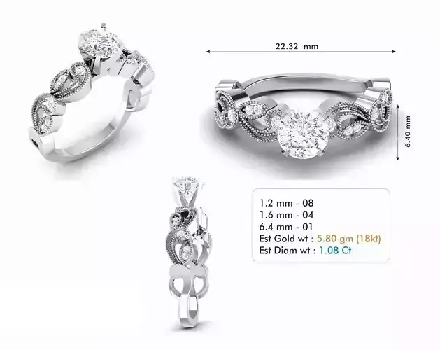 Diamond Wedding Ring  316