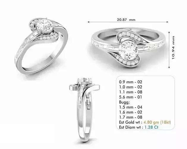 Diamond Wedding Ring  314