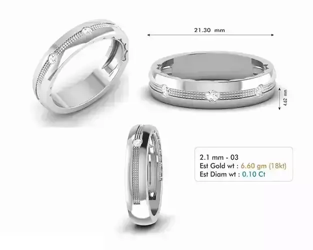 Diamond Wedding Ring  296