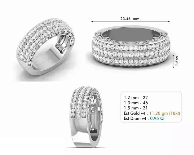 Diamond Wedding Ring  295