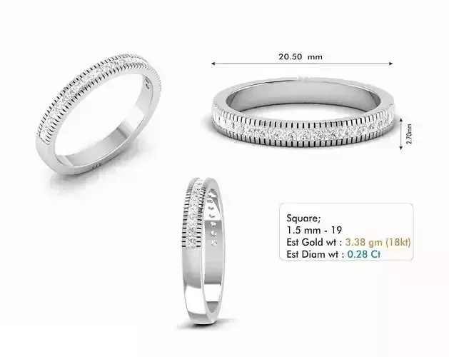 Diamond Wedding Ring  294