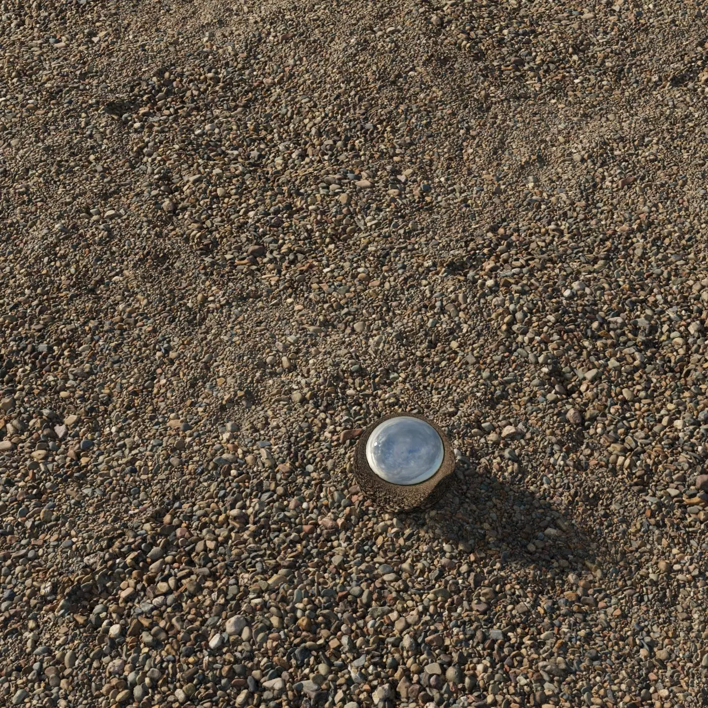 River gravel material 07 3D model_1