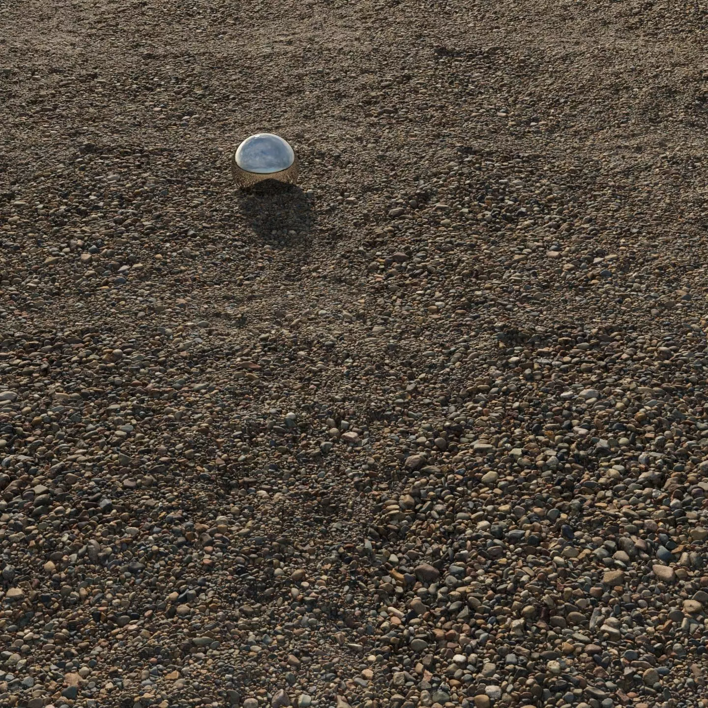 River gravel material 07 3D model_7