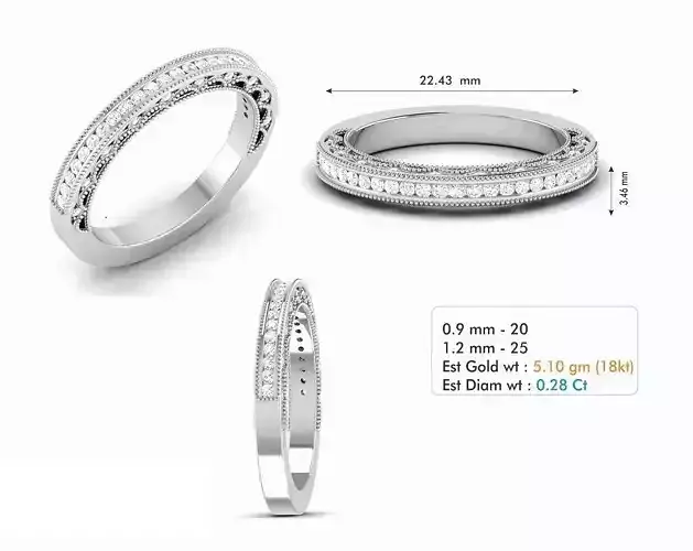 Diamond Wedding Ring  289