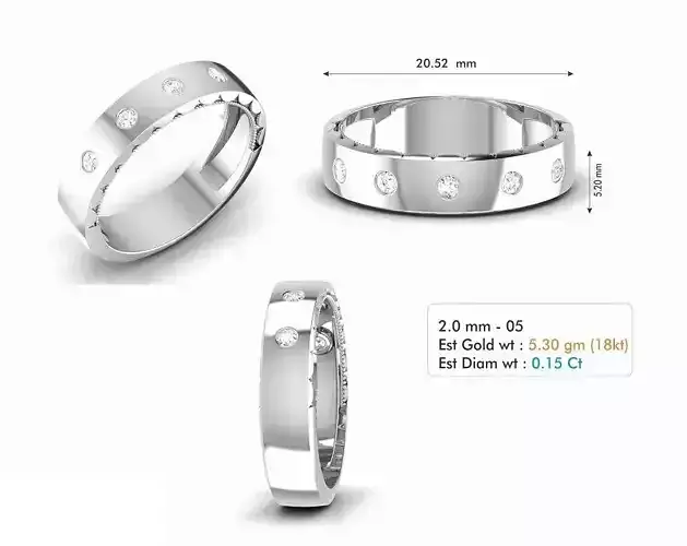 Diamond Wedding Ring  288