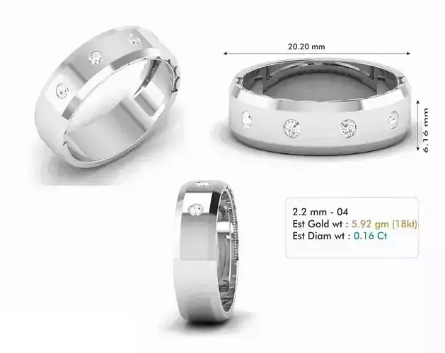 Diamond Wedding Ring  286