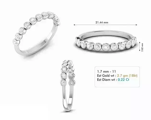 Diamond Wedding Ring  284