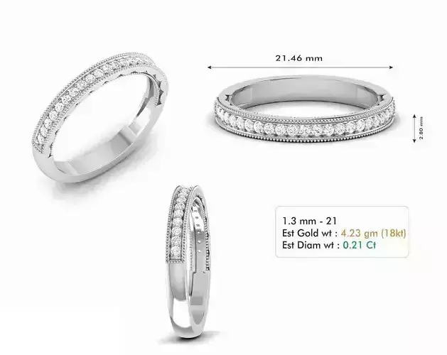 Diamond Wedding Ring  276