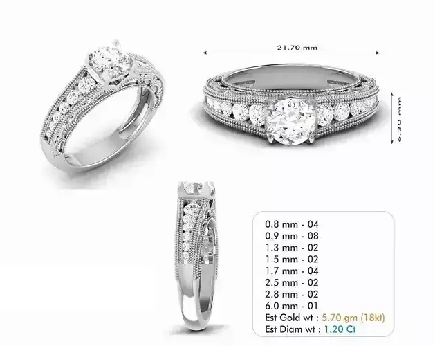Diamond Wedding Ring  275