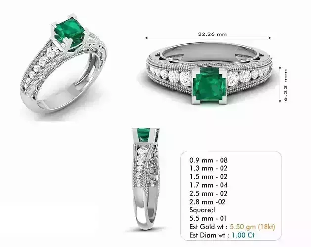 Diamond Wedding Ring  274