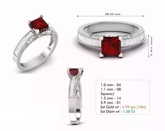Diamond Wedding Ring  273
