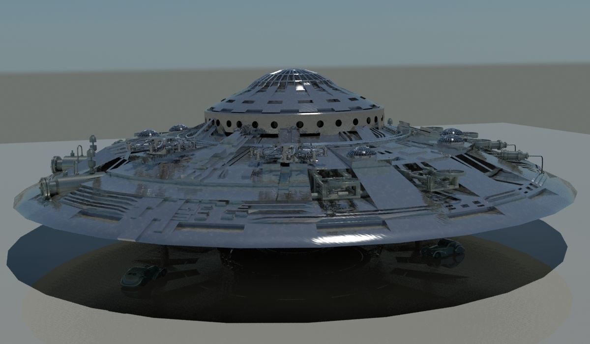 Dieselpunk airship The Walkyria 3D model_5