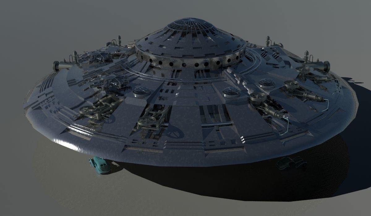 Dieselpunk airship The Walkyria 3D model_6