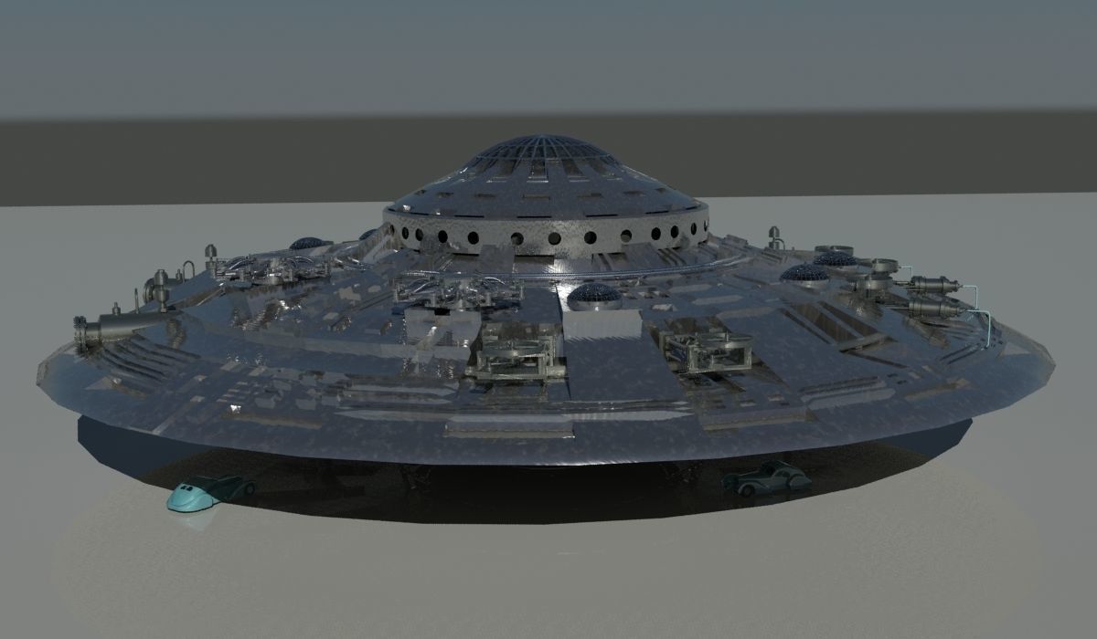 Dieselpunk airship The Walkyria 3D model_3