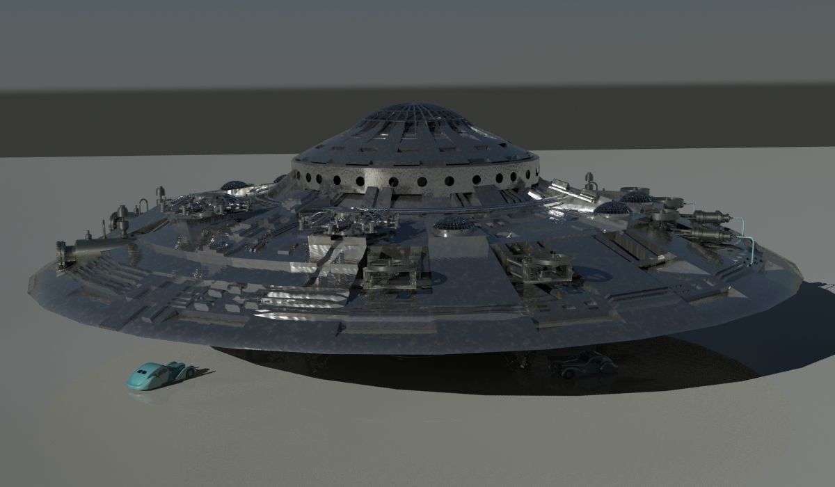 Dieselpunk airship The Walkyria 3D model_1