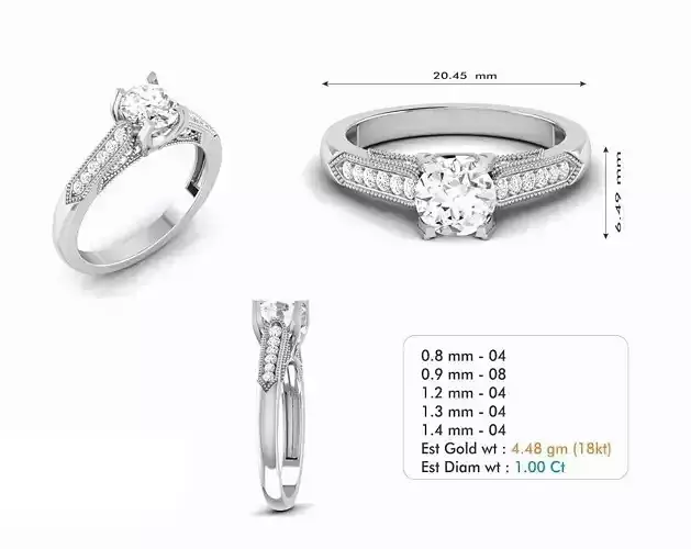 Diamond Wedding Ring  270