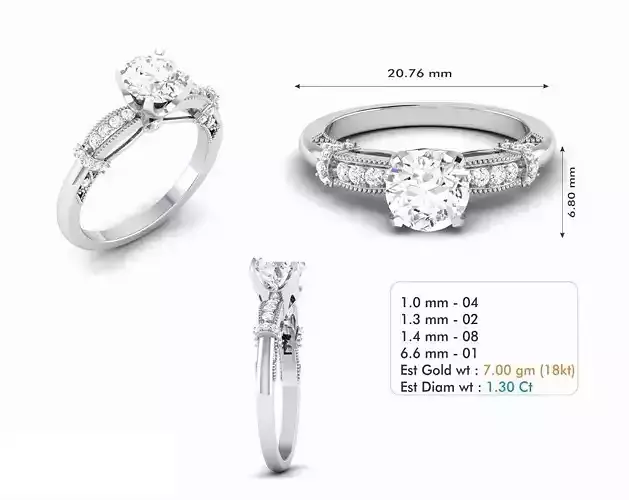 Diamond Wedding Ring  266