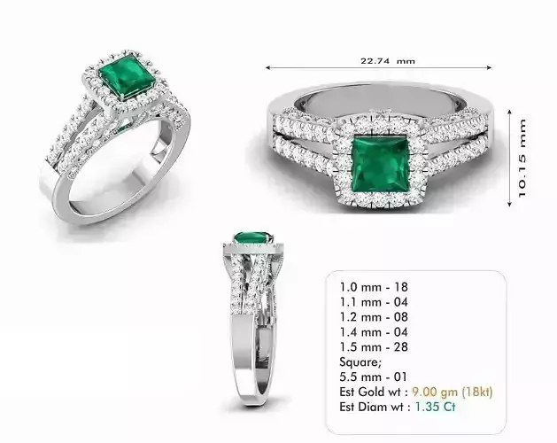 Diamond Wedding Ring  262