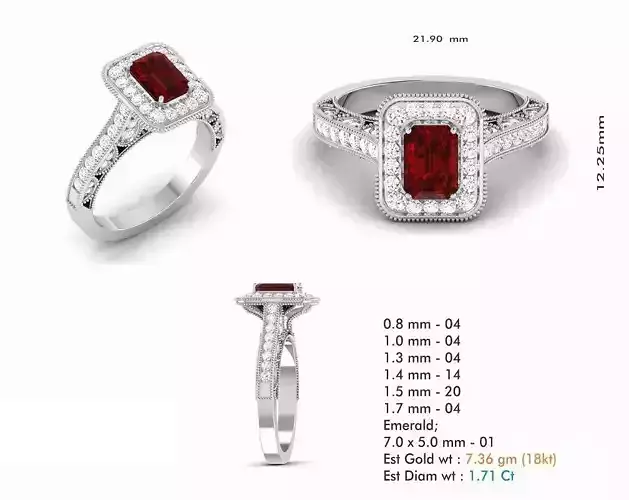 Diamond Wedding Ring  260