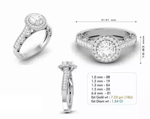 Diamond Wedding Ring  255