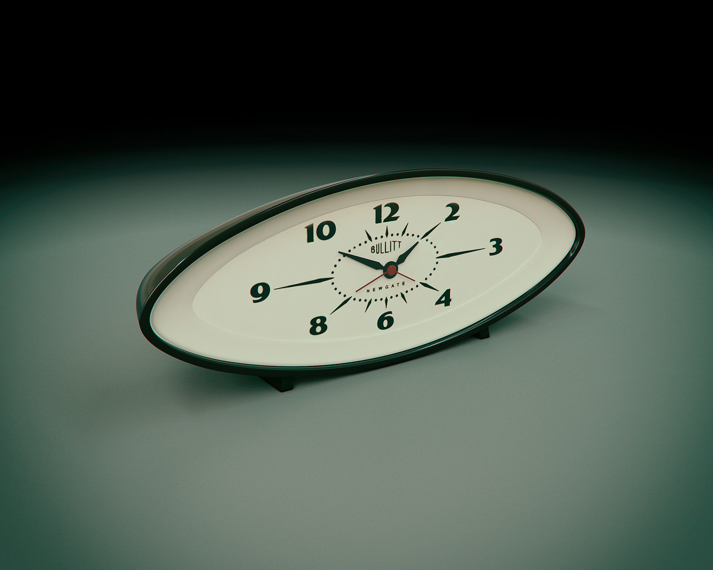 Bullitt Clock 3D model_1