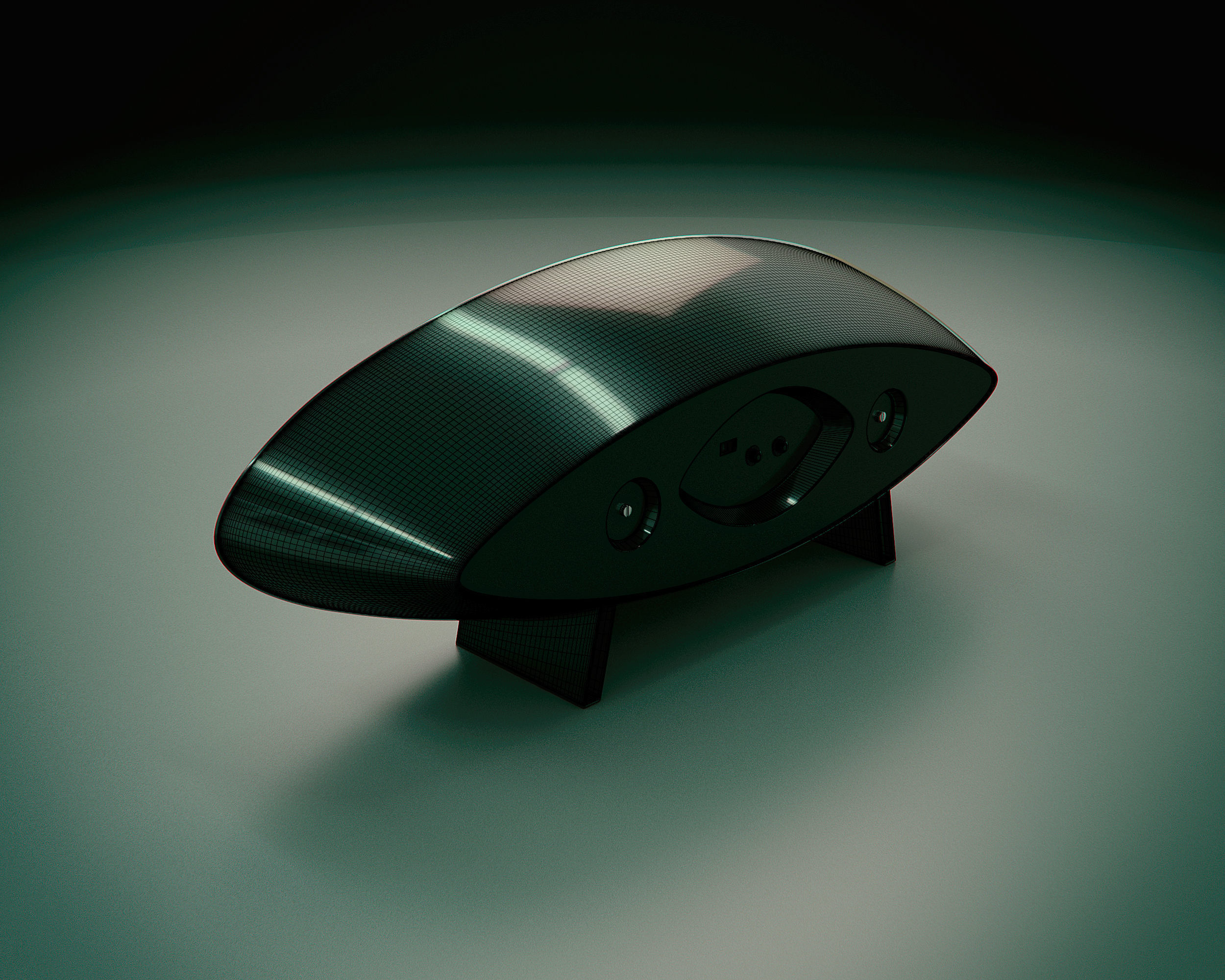 Bullitt Clock 3D model_2