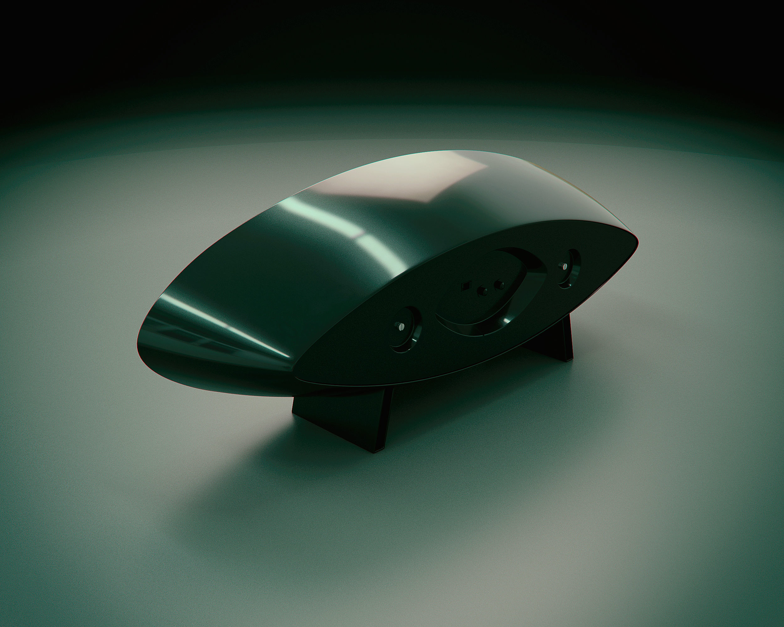 Bullitt Clock 3D model_3