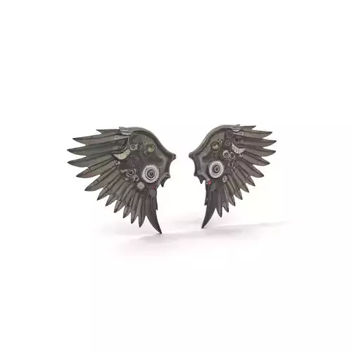 Steampunk Mechanical Wings model pack