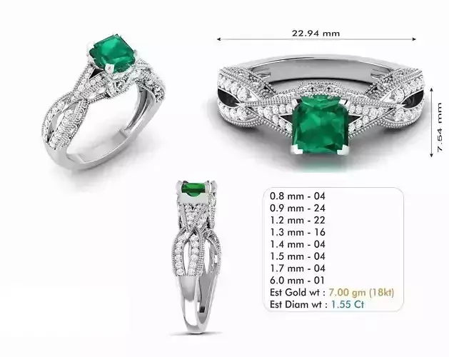 Diamond Wedding Ring  234