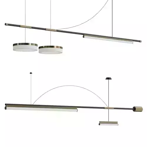 Lampatron ZODIAC ARCH 3D Model A Bold and Artistic Chandelier