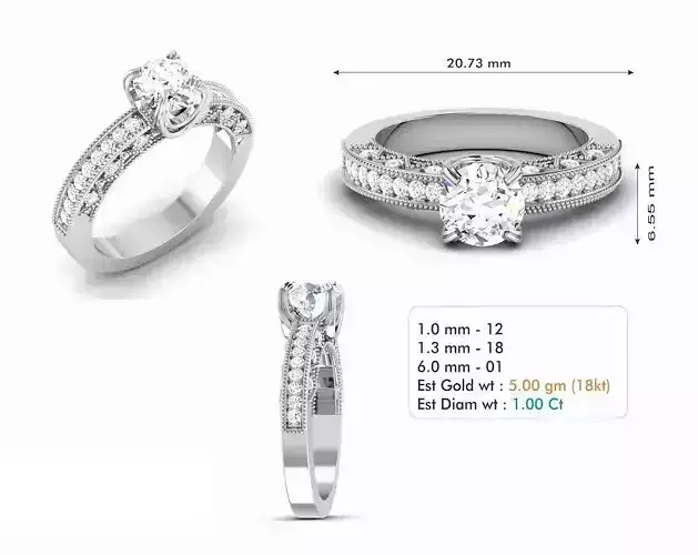 Diamond Wedding Ring  227